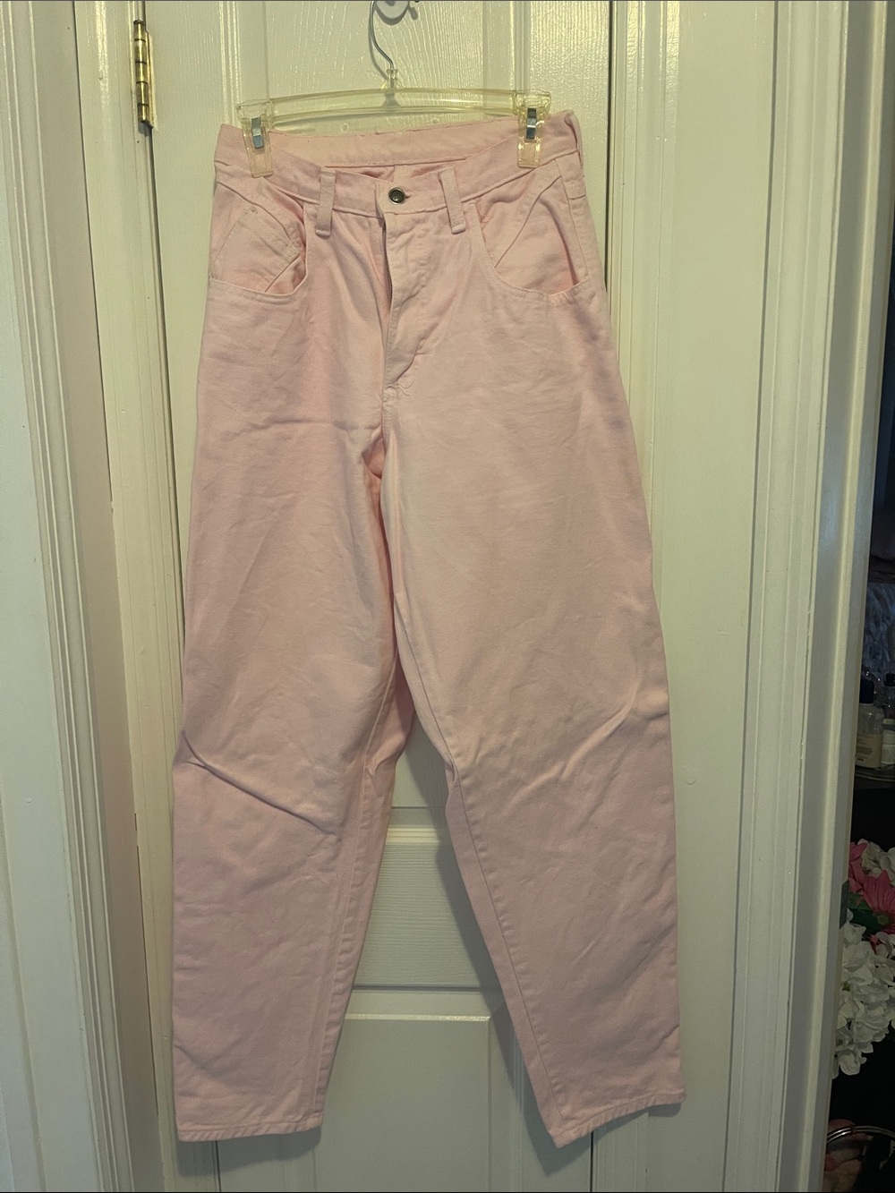 Zena Pastel Pink High-Rise Women’s Jeans